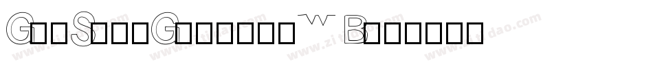 GenSekiGothicTW B字体转换